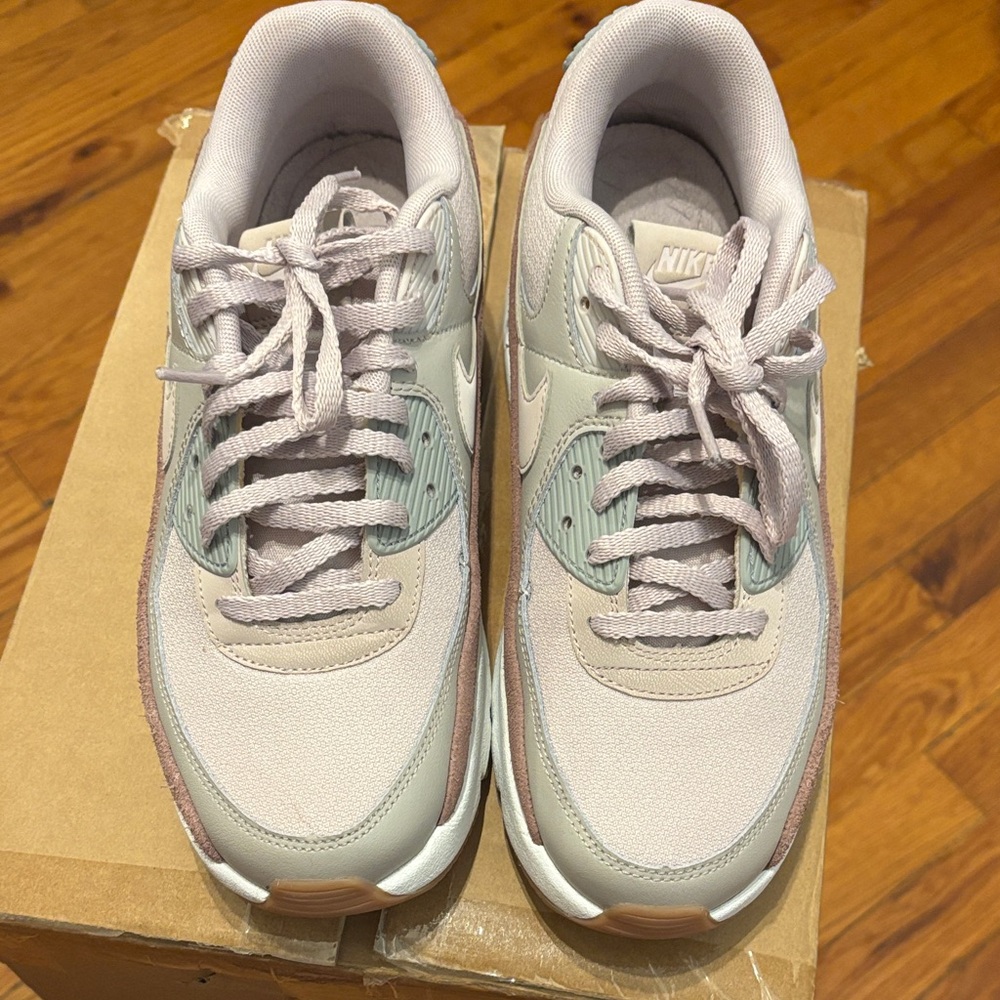 Nike Women's Blush and Taupe Sneakers - Picture 2 of 3